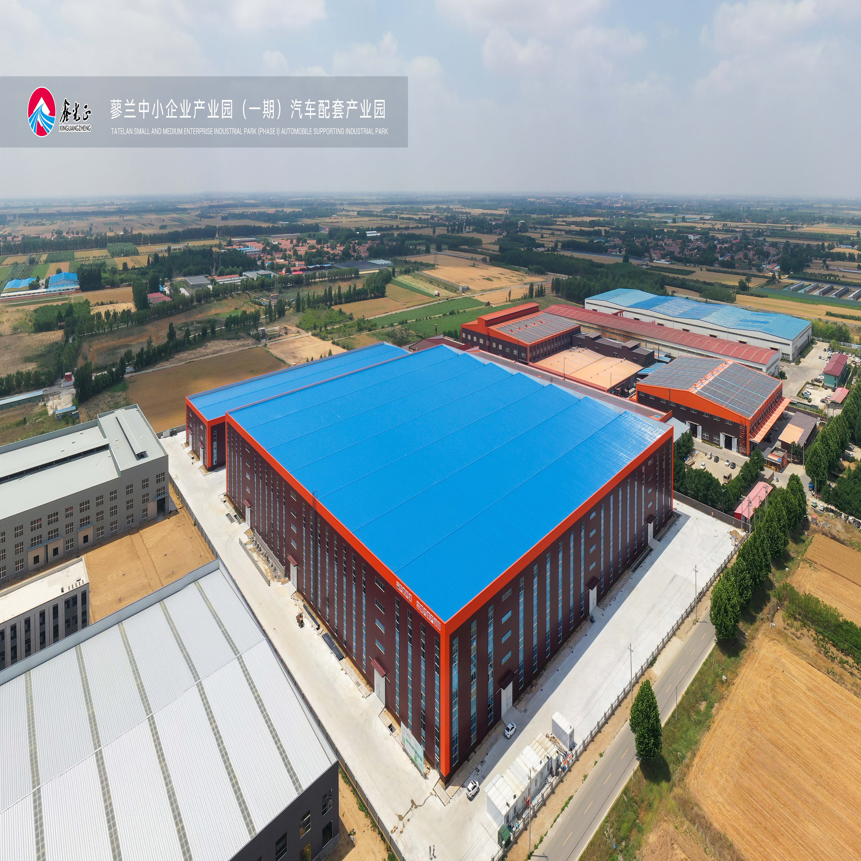 Hot DIP Galvanized Prefab Steel Structure Workshop