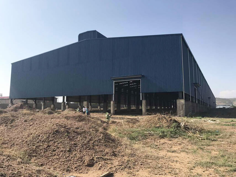 Steel Structure Workshop Warehouse Plant In Benin