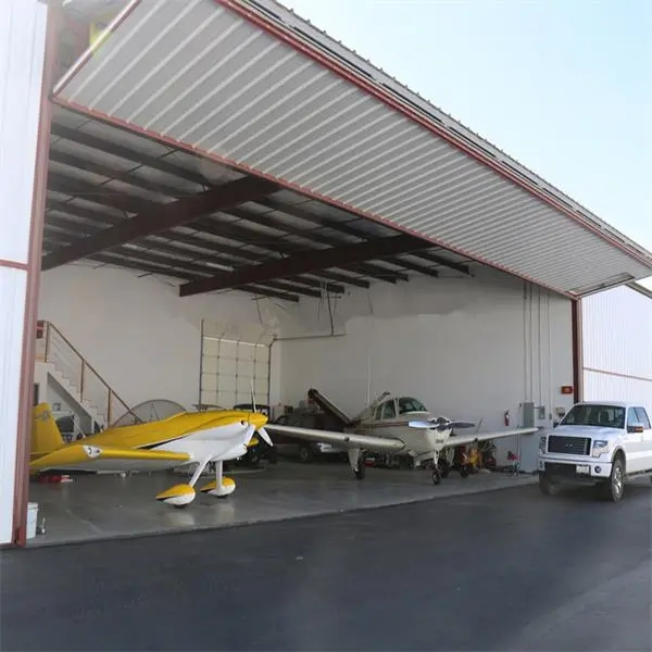 Modular Pre-Engineered Steel Structure Aircraft Garage Hangar