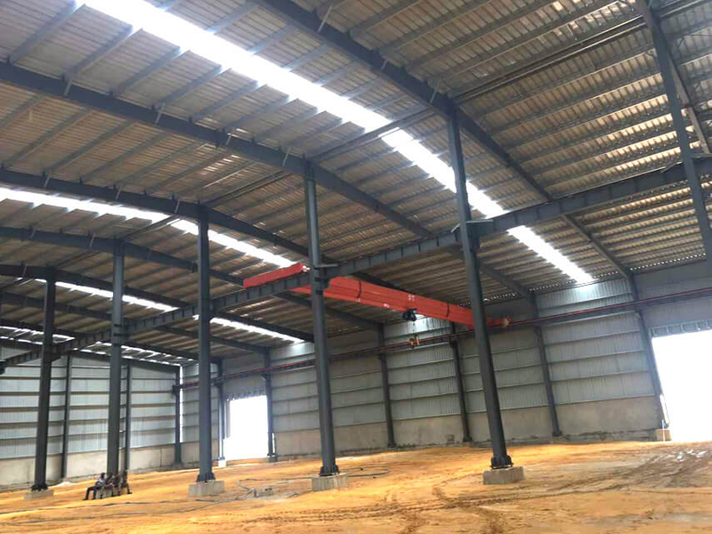 Steel Structure Workshop Warehouse Plant In Benin