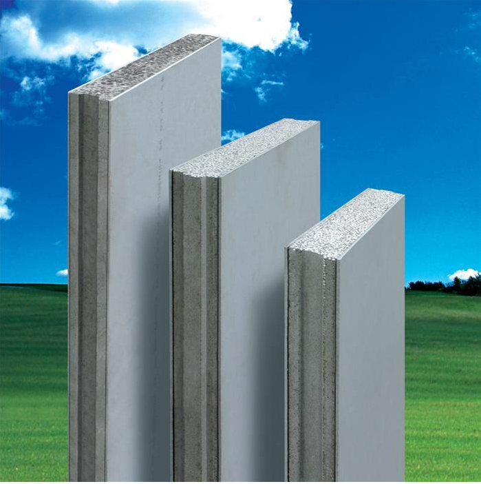 Steel structure material Cement Foam Sandwich Panel Manufacturer