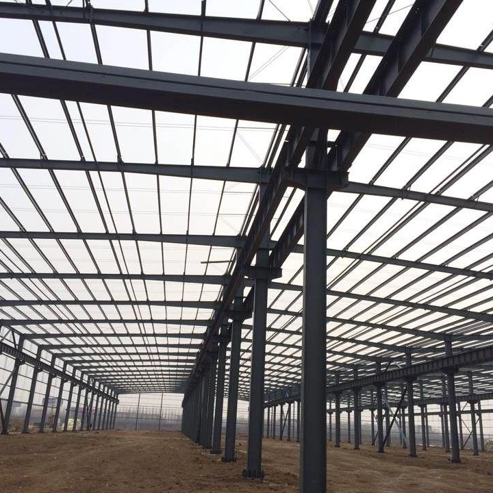 Large Beautiful Hot-dip Galvanizing Steel Structure Workshop Building