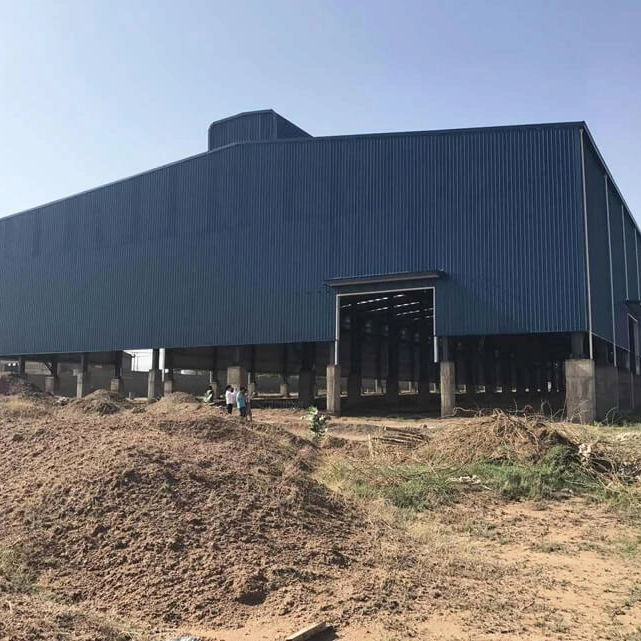 Steel Structure Workshop Warehouse Plant In Benin