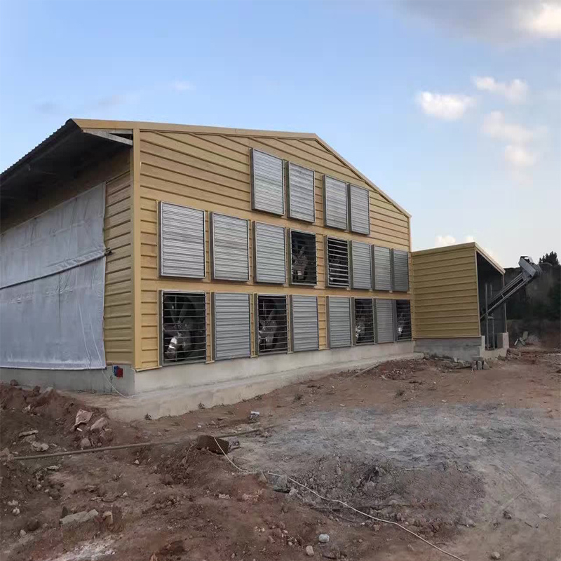 Easy Assembled Prefabricated Livestock Farming House Poultry Farm 