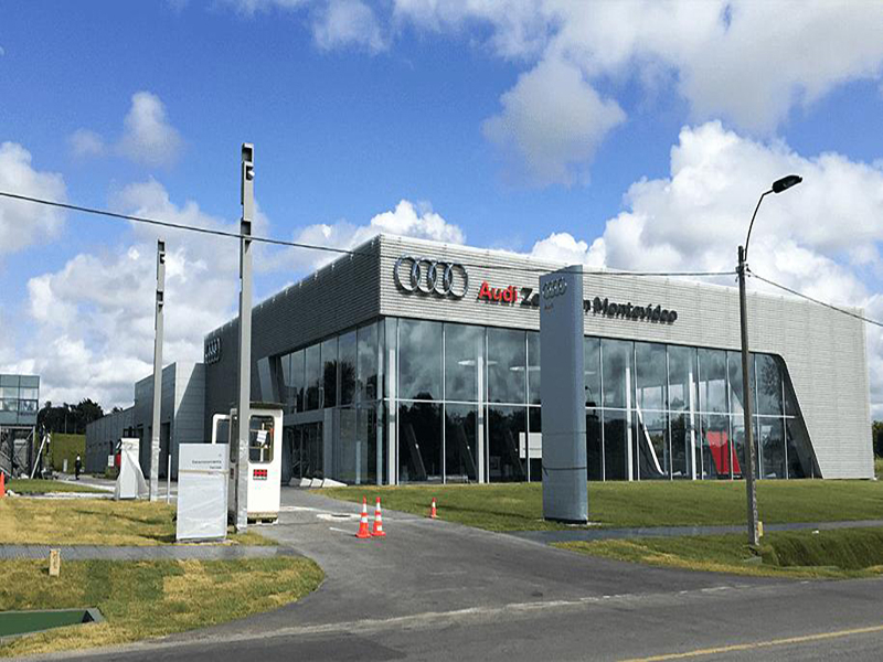 Multifunctional Building Audi Showroom Exhibition Hall in Uruguay