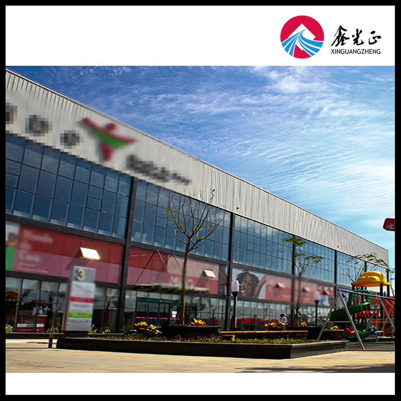 Simple Atmosphere Space Flexible Steel Structure Supermarket