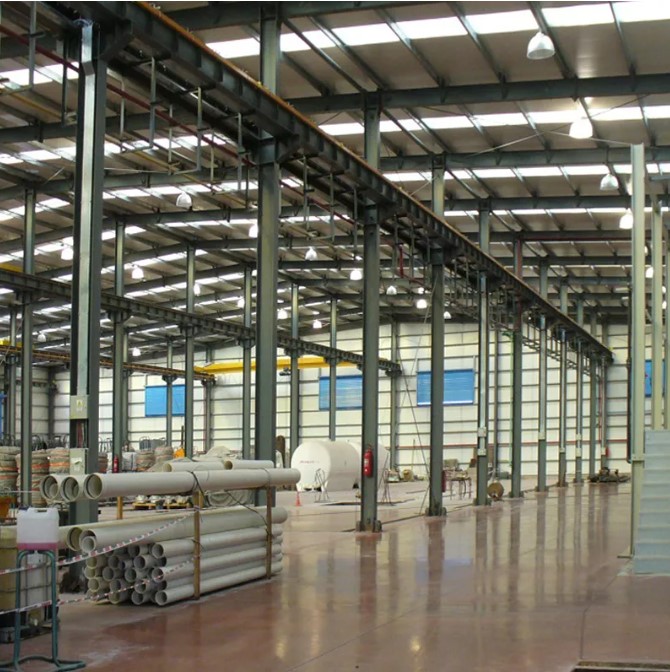 Advantages of the steel structure plant we offer