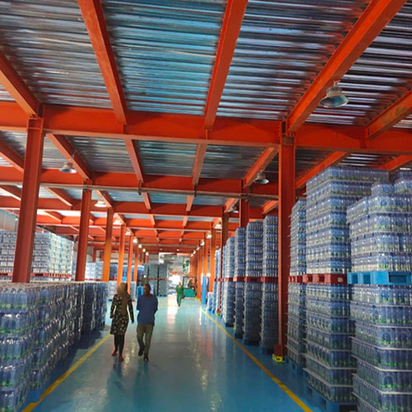  Steel Structure Warehouse Building For Water Plant in Ethiopia