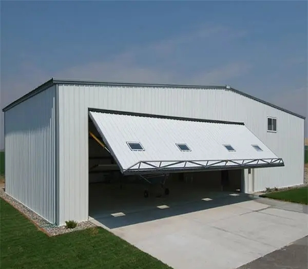 Low Cost High Performance Prefabricated Steel Hangar 