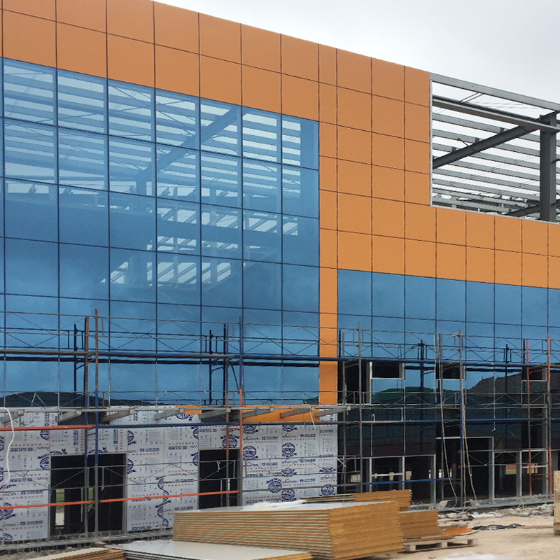 Multi-functional Steel Structure Building with Glass Curtain Wall