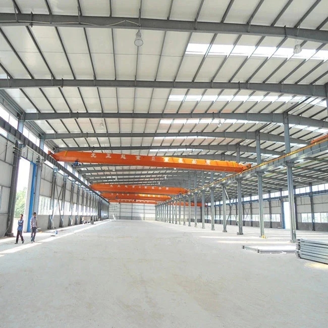 Prefabricated Welded Frame Light Steel Structure Workshop Building