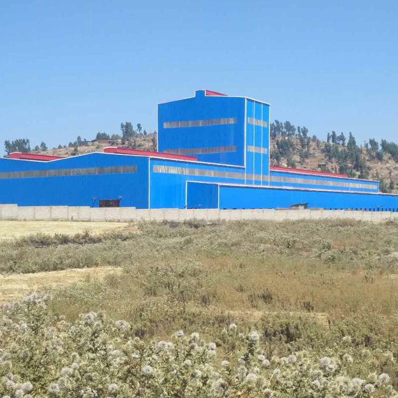 Steel structure workshop in Ethiopia