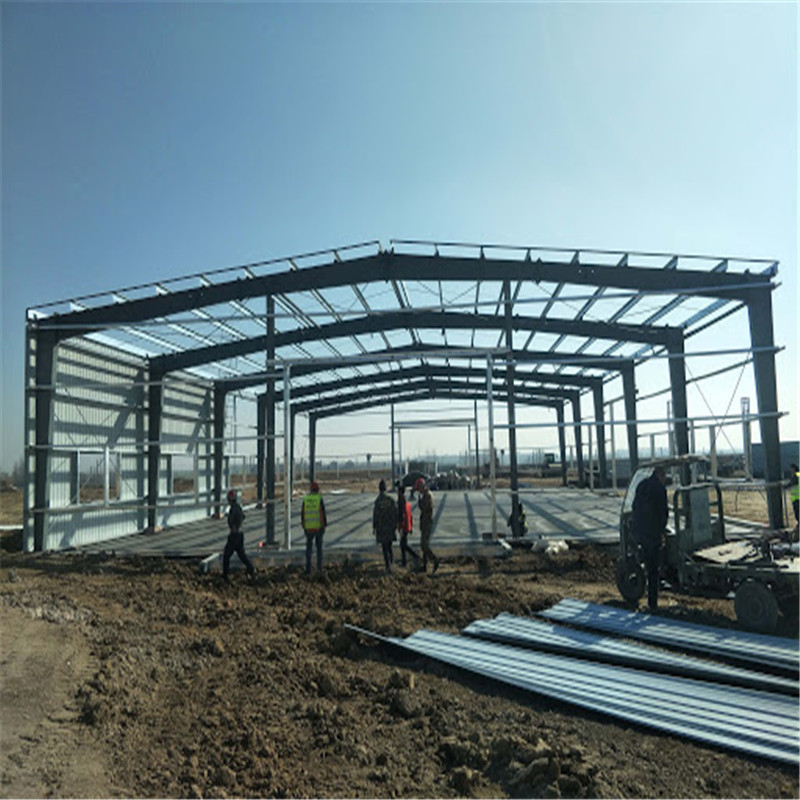 Large-Span Prefabricated Steel Storage Structure Warehouse