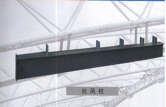 Wind-resisting column