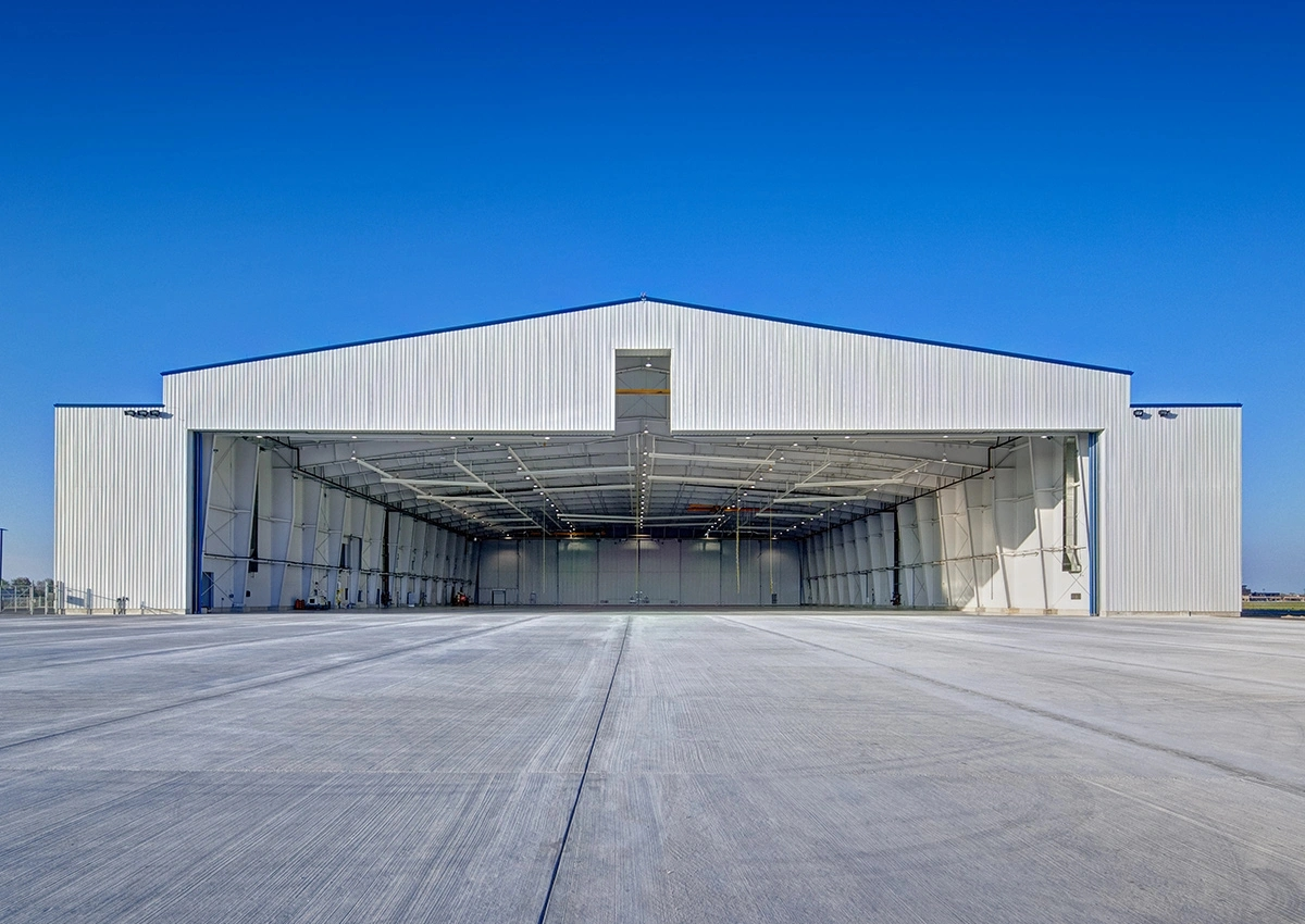 Conventional Multifunctional Steel Structure Building Airport Hangar