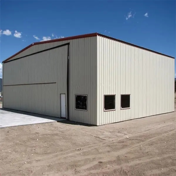 Modular Pre-Engineered Steel Structure Aircraft Garage Hangar