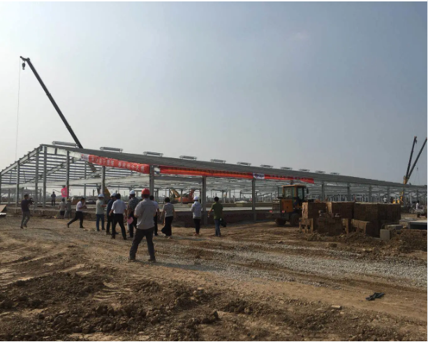 Prefabricated Light Past Steel Structure Workshop