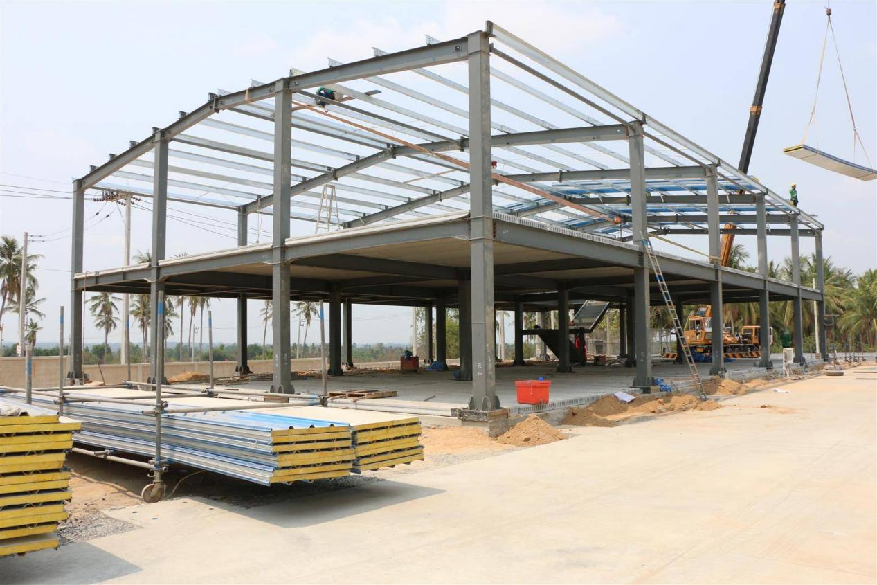 Construction Steel Structure Warehouse for Medical Instruments Building