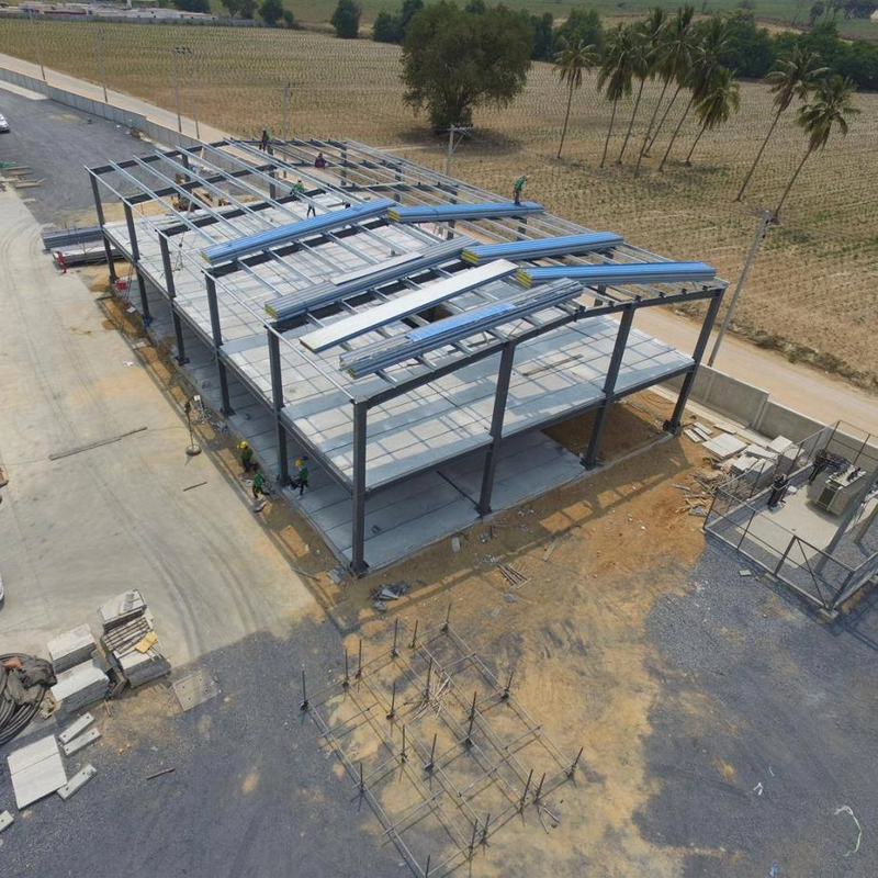 Construction Steel Structure Warehouse for Medical Instruments Building