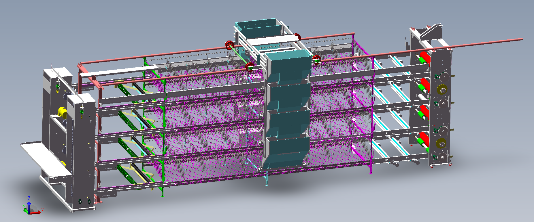 Layer cage model