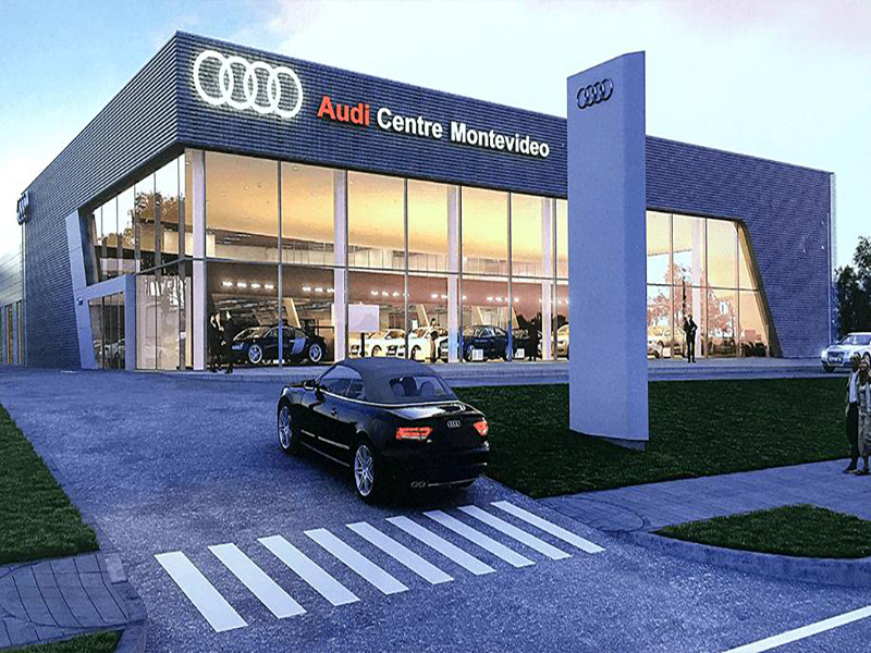 Multifunctional Building Audi Showroom Exhibition Hall in Uruguay