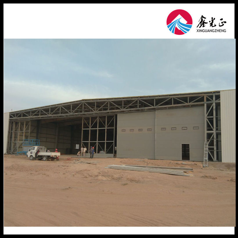 Prefabricated Rugged Steel Structure Material Prefabricated Hangar