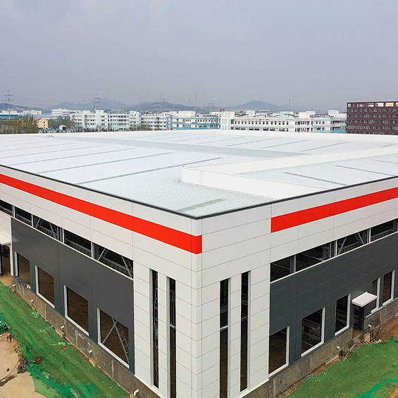 Large Beautiful Hot-dip Galvanizing Steel Structure Workshop Building